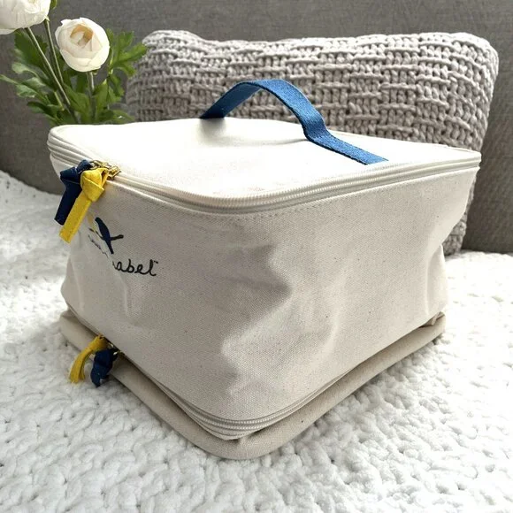 Chloe + Isabel Extra Large Jewelry Cosmetic Case (Natural) - Picture 5 of 12